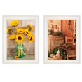 thumbnail image 1 of TrendyDecor4U Vintage Country And Sunflowers 2-Pc Vignette Wall Art V490-226G, 1 of 2