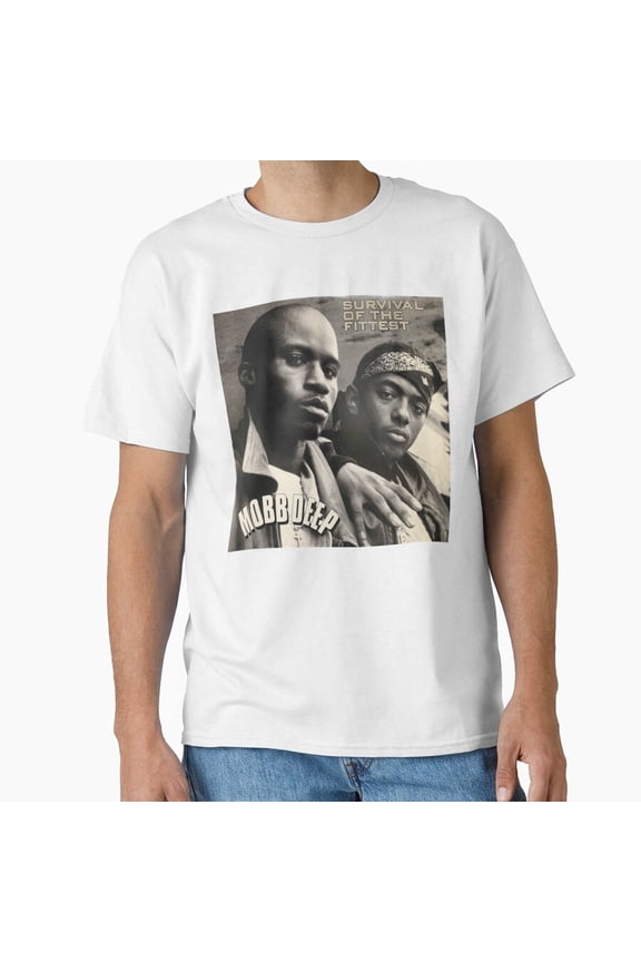 Vintage Cover Mobb Deep Queensbridge Gritty Street Photo Top T-Shirt