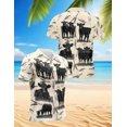 thumbnail image 1 of Vintage Cow Hawaiian Shirt for Men, Retro Style, Button Down Summer Beach Short Sleeve, S-5XL, 1 of 4
