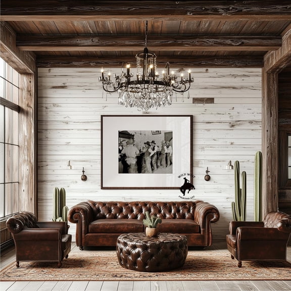 Vintage Cowboy Bar Poster, Western Saloon Art Print 16X20" Home Decor #3179, Unframed Poster Size 24x36