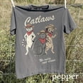 thumbnail image 1 of Vintage Cowboy Cat Graphic T-Shirt, Western Cats Humor Tee, Comfort Colors Cat Shirt, Retro Wild West Animal Gift, 1 of 4