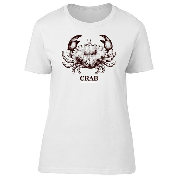 Vintage Crab Cool Sketch T-Shirt Men -Image by Shutterstock, Male 3X-Large