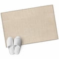 thumbnail image 1 of Vintage Cream Large Area Rugs for Bedroom Living Room, Soft Non Slip Carpet Bedside Rug, Farmhouse Retro Beige Solid Color Rectangular Floor Cover Kitchen Accent Rug 2'x3' for Dining Room/Office, 1 of 9