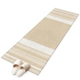 thumbnail image 1 of Vintage Cream Striped Kitchen Runner Rug 2x6 Washable Runners for Hallway Non Slip Farmhouse Modern Stripes Boho Linen Large Area Rug Indoor Carpet for Bathroom Laundry Entryway Bedroom Living Room, 1 of 9