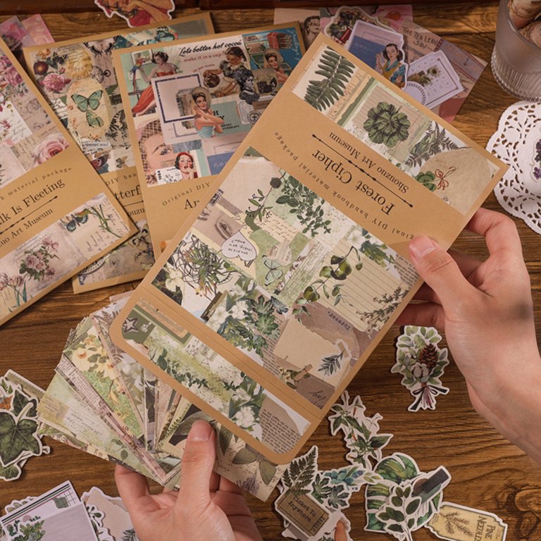 Vintage Creative DIY Stickers - 100 pcs/pack - Scrapbooking