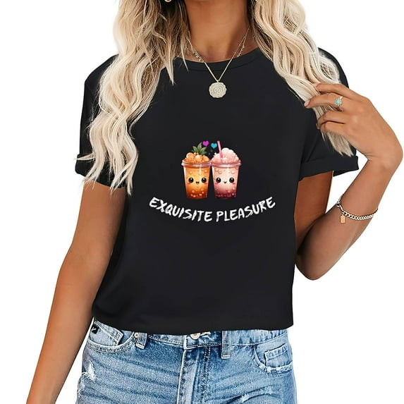 Vintage Crew Neck T-Shirt with Queen Graphic