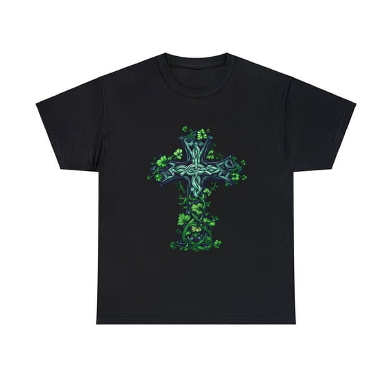 Vintage Cross St Patrick's Shirt, Retro Shirt ID-0216-L6DR