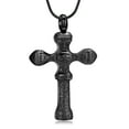 thumbnail image 1 of Vintage Cross Pendant Necklace for Cremation Ashes Holder Keepsake Memorial Jewelry Necklace for Ashes of Loved One, 1 of 8