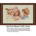 thumbnail image 1 of Vintage Cross Stitch Patterns | And You Mustn't Tell a Soul! (Pattern Only, You Provide the Floss and Fabric), 1 of 1