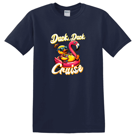 Vintage Cruising Ducks Duck Cruise Family Vacation Rubber Duck T-shirt
