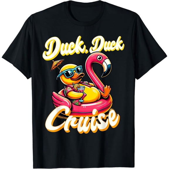 Vintage Cruising Ducks Duck Duck Cruise Family Vacation Rubber Duck T-Shirt Perfect Gifts For Everyone
