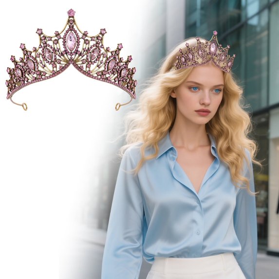 Vintage Headband for Girls Women Wedding Birthday Prom Party Hair Accessory