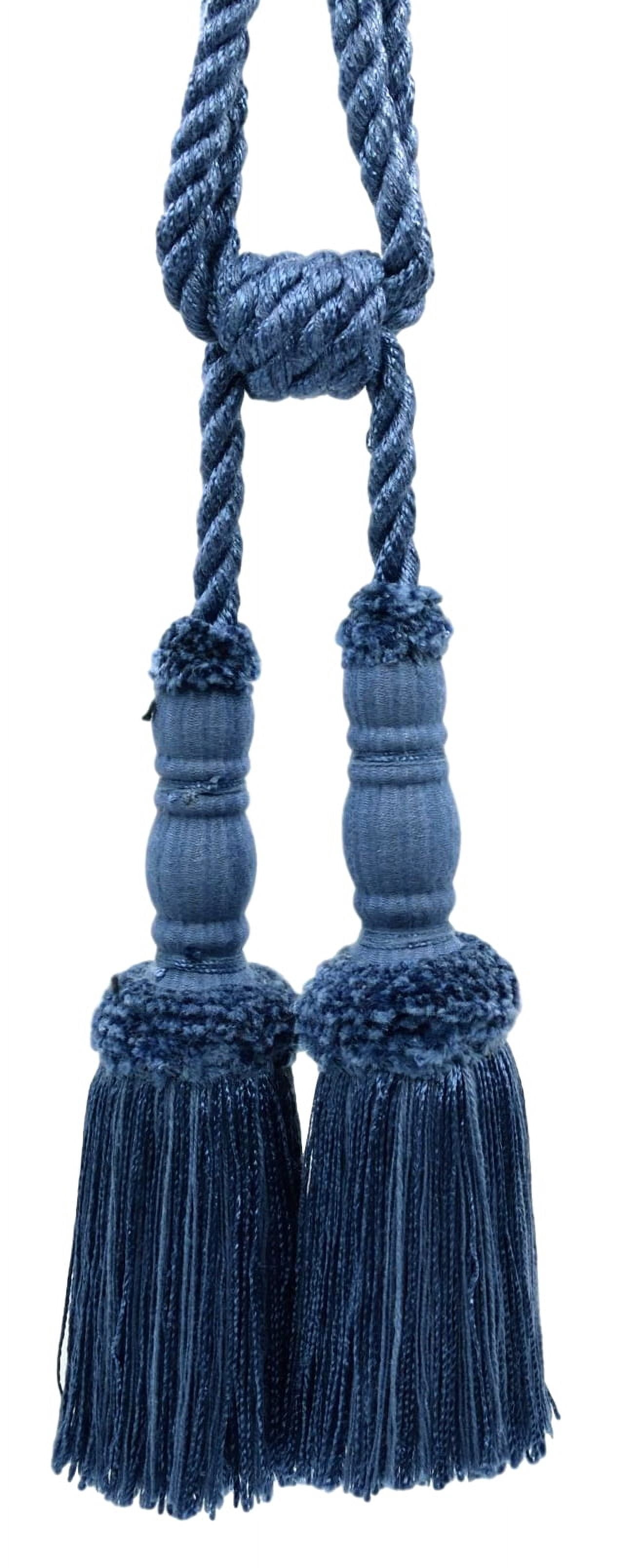 DECOPRO Vintage Curtain & Drapery Tassel Tieback with Chenille Accent