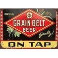 thumbnail image 1 of Vintage Custom Metal Signs 12 x 16 - Grain Belt Beer Chic Art Wall Decort Home Yard Signs Bar Hotel Cafe Pub restauran, 1 of 1