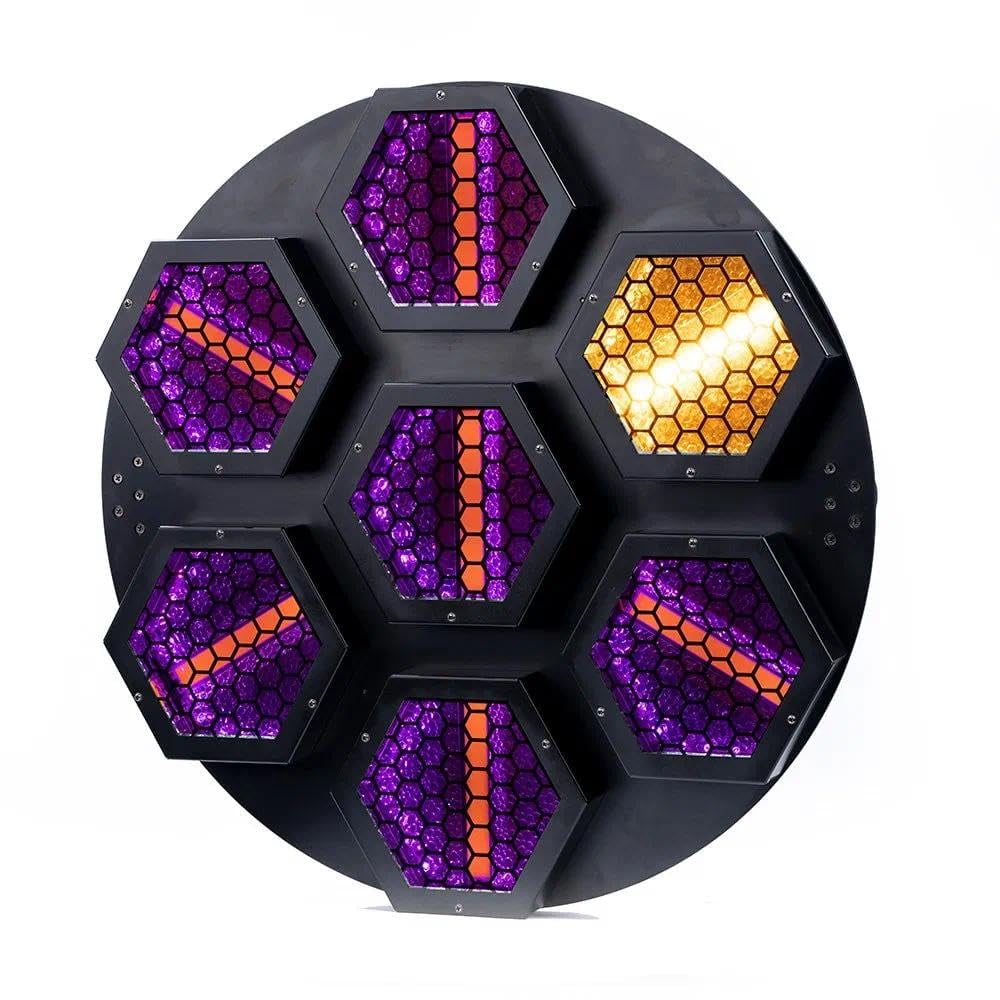 Vintage DMX Lights 7 * 60W Pixel LED RGB Stage Effect Light for Club Party Backgroud DJ Lighting