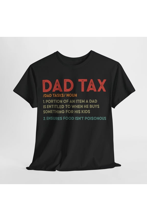 Vintage Dad Tax Definition Men Funny Father's Day T-Shirt ID-0415-SGKJ