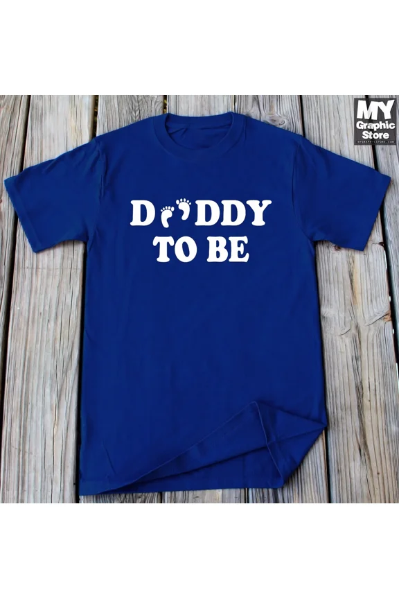 Vintage Daddy Gift New Daddy Gift Baby Announcement Shirt New Dad Gift Baby Foot Print - Perfect Gifts For Everyone