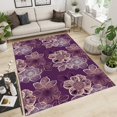 thumbnail image 1 of Vintage Daisy Flowers Area Rug Abstract Stylish Modern Outdoor Carpet Indoor Non Slip Rugs Machine Washable Breathable Durable Front Entrance Floor Decor 3x5 Non-slip Soft Living, 1 of 5