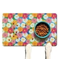 thumbnail image 1 of Vintage Daisy Print Dog Food Mat with Artistic Floral Pattern, Durable Waterproof Pet Feeding Mat Non-Slip Easy Clean for Pet Owners, 1 of 6