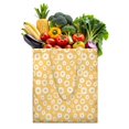 thumbnail image 1 of Vintage Daisy Print Reusable Grocery Tote Bag – Large Canvas Shopping Bag with Boho Floral Watercolor Design, Eco-Friendly & Heavy-Duty Market Tote for Women, Farmers Market, Beach, Spring & Summer, 1 of 5