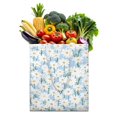 thumbnail image 1 of Vintage Daisy Print Reusable Grocery Tote Bag – Large Canvas Shopping Bag with Boho Floral Watercolor Design, Eco-Friendly & Heavy-Duty Market Tote for Women, Farmers Market, Beach, Spring & Summer, 1 of 6