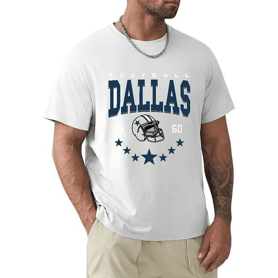 Vintage Dallas Football Fan Gift For A Game Day Crew Unisex T-Shirt