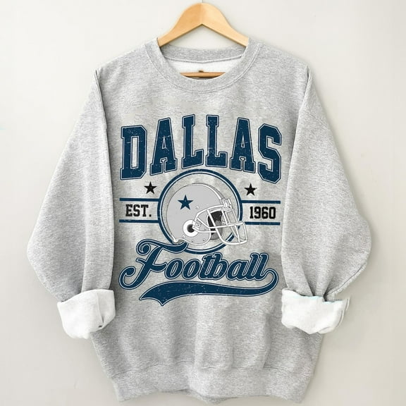 Vintage Dallas Football Sweatshirt, Dallas Game Day Shirt, Dallas Shirt, Game Day Shirt