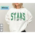 thumbnail image 1 of Vintage Dallas Hockey Sweatshirt, Retro Stars Hockey Fan shirt, Dallas Sweatshirt,White Color,Size M, 1 of 5