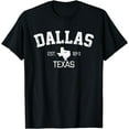 thumbnail image 1 of Vintage Dallas Texas Est. 1841 Gift T-Shirt, 1 of 3