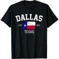 thumbnail image 1 of Vintage Dallas Texas Est. 1841 Souvenir Gift T-Shirt Black Small, 1 of 4