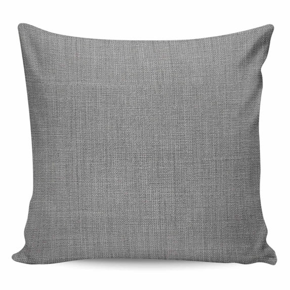 Vintage Dark Gray Pillow Covers 18x18 Inch Decorative Throw Pillow Cover, Farmhouse Retro Solid Color Linen Texture Sofa Pillowcases Accent Cushion Case Home Decor Bedroom Living Room