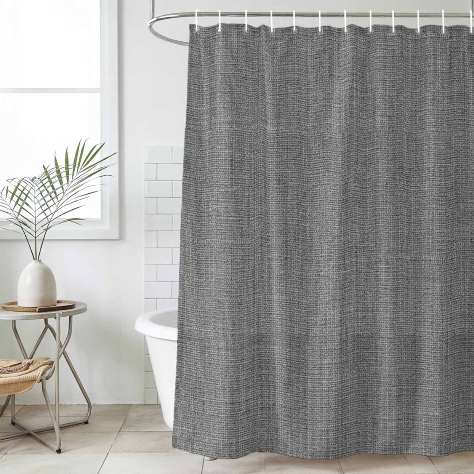 Dark Grey Shower Curtain