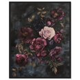 thumbnail image 1 of Vintage Dark Roses Canvas Gothic Art Prints by Art Remedy, Black Frame, 16 x 20, 1 of 7
