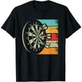 thumbnail image 1 of Vintage Darts Dartboard Bullseye Arrow Dart Lovers T-Shirt, 1 of 3