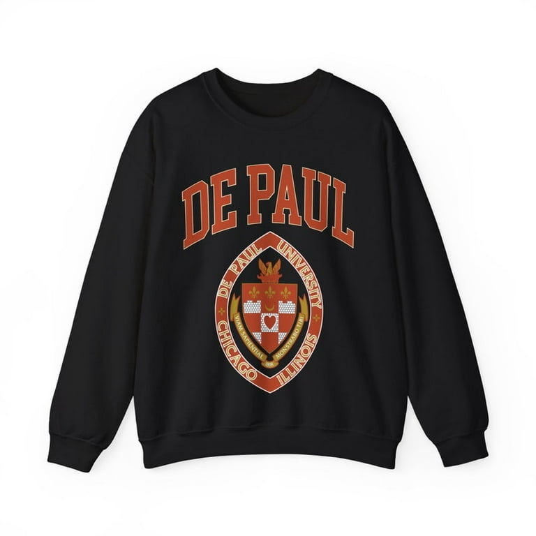 Vintage DePaul University Chicago Illinois Sweatshirt DePaul University Shirt Hoodie DePaul Chicago Shirt DePaul Shirt Christmast Gifts Walmart