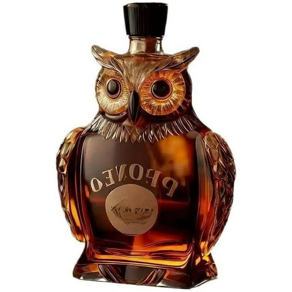 Vintage Decanter, Decorative Whiskey Bottle, Off-Road Vehicle Design, Transparent glass bottle Bar decoration (I)