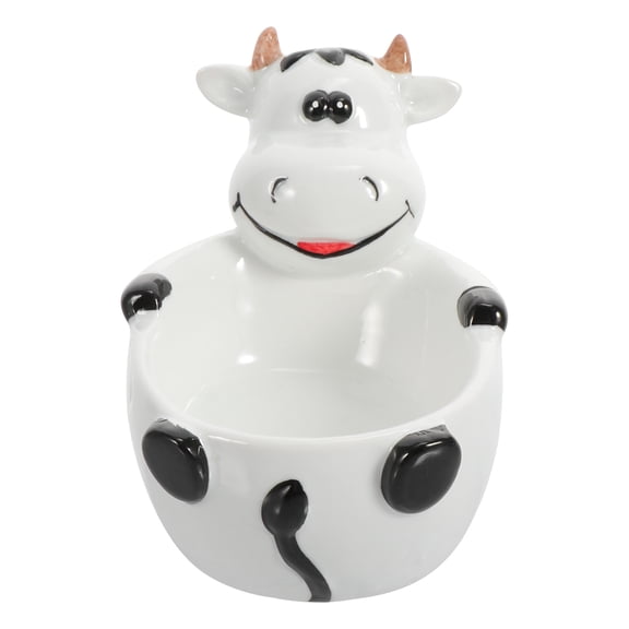 Vintage Decor Home Animal Ceramic Bowl Porcelain Figurines Cow Japanese Ramen Sushi Sauce Tableware Fruit Student