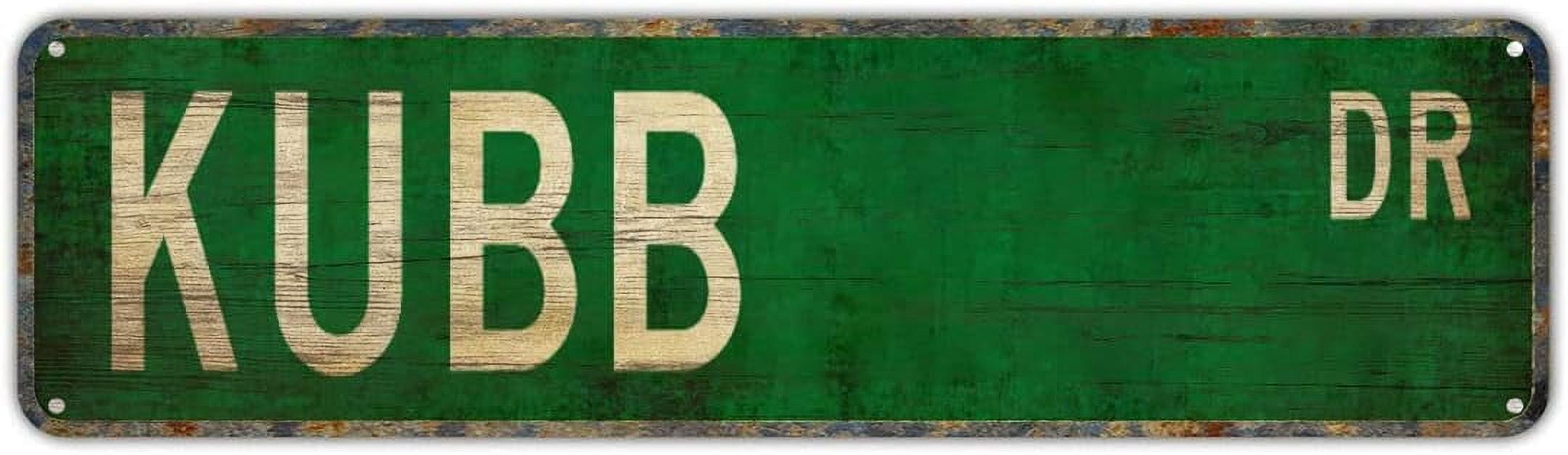 Vintage Decor Wall Signs Kubb Kubb Sign Kubb Fan Kubb Gift Kubb Player ...