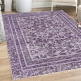 thumbnail image 1 of Vintage Decorative Rug, Abstract Design Soft Pastel Colors of Swirling Branches Repetitive Art, Quality Carpet for Bedroom Dorm and Living Room, 6 Sizes, Lilac Lavender, by Ambesonne, 1 of 4