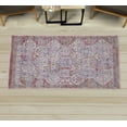 thumbnail image 1 of Vintage Decorative Rug, Classic Themed Oriental Style Royal Ornaments Boho Curly and Leafy Details, Quality Carpet for Bedroom Dorm and Living Room, 6 Sizes, Lavender Magenta, by Ambesonne, 1 of 1