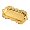 thumbnail image 1 of Vintage Decorative Tray,Small Trinket Dish Jewelry Tray,7.87X4.84 inch Metal Display Decorative Tray,Metal Jewelry Tray Ring & Necklace Holder for Coffee Table,Home Decor Gift,Z-Gold, 1 of 6