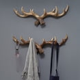 thumbnail image 1 of Vintage Deer Antlers Wall Hook Mounted Clothes Hanger Coat Rack Key Holder for Decorative B, 1 of 7