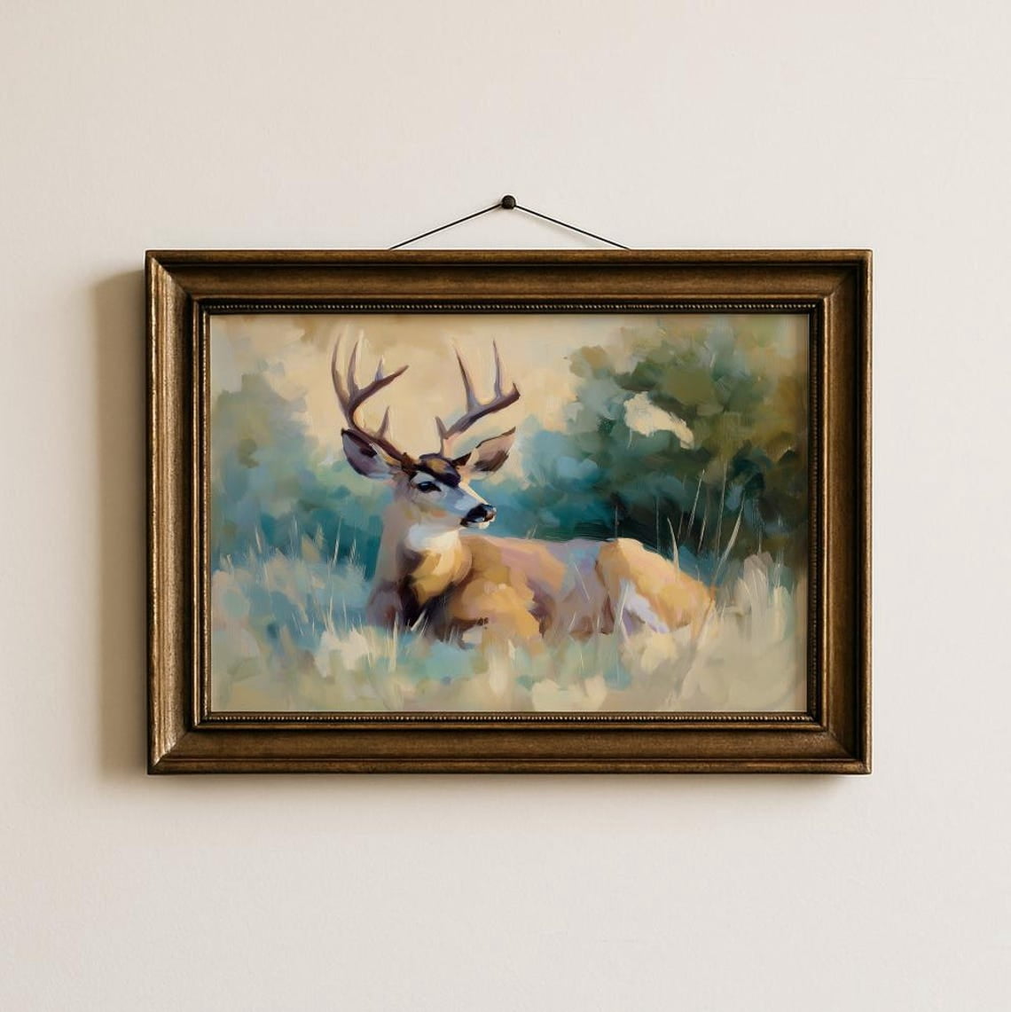 How Draw Flash Vintage Deer Drawing Nursery Wall Art Print, Rustic, Nursery And ...