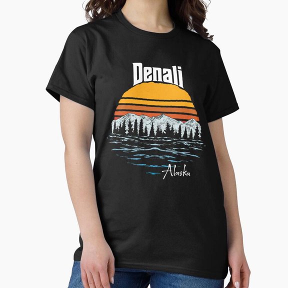 Vintage Denali National Park Alaska Classic T-Shirt T-Shirt - Perfect T-Shirt For Everyone