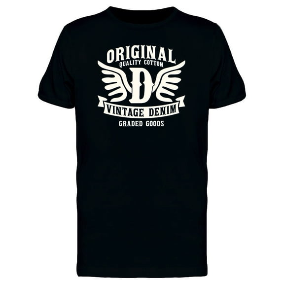 Vintage Denim Originsl T-Shirt Men -Image by Shutterstock, Male 3X-Large