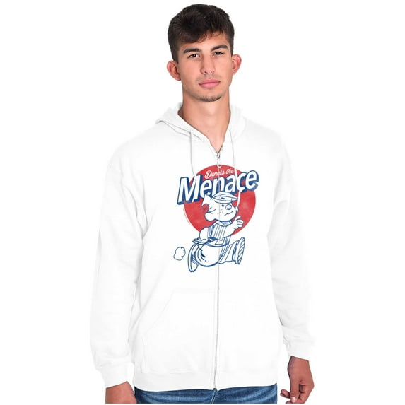 Vintage Dennis The Menace Sketch Zip Up Hoodie Men's Women's Brisco Brands M