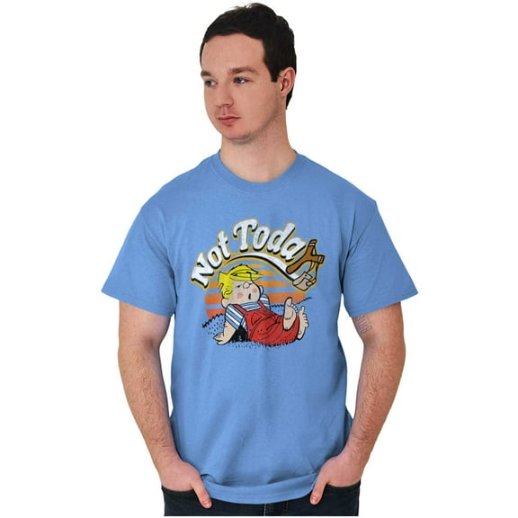 Vintage Dennis the Menace Not Today Unisex Plus Size Graphic Tee Brisco Brands 3X