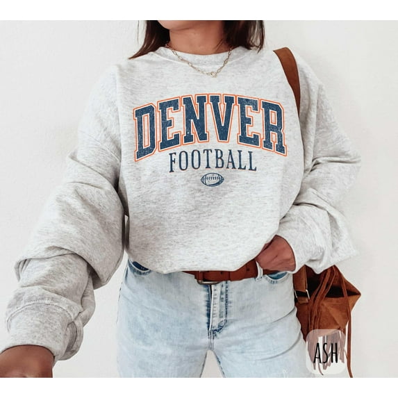 Vintage Denver Football Sweatshirt, Football Sunday Crewneck, Unisex Shirt