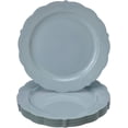 thumbnail image 1 of Vintage Design Disposable Dinner Plates For Party (10 Pc) Heavy Duty Disposable Dinner Set 10” , Fine Dining Plastic Dishes For Elegant China Look, Great for Upscale Wedding, Dining & Serving - Mint, 1 of 1