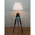 thumbnail image 1 of Vintage Designer Black Tripod Floor Lamp Nautical Floor Lamp Home Decor Lamp, 1 of 4